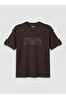 Lcwaikiki classic brown bicycle collar Printed men's t-shirt - 4