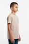Boy's Crew Neck Short Sleeve Printed T-Shirt 24993 - 3