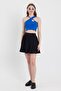 Woman's Strappy Crop Camisole Cobalt Blue - 2