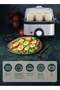 GreenLion 3-Tier Egg Cooker & Vegetables Steamer 500W, 16 Egg Capacity, 0-60 min Timer - Grey - 3