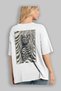 For the Love of Cats 96 Cat Printed White Oversize T-Shirt 100% Cotton Unisex Cat Lover Premium Design - 3