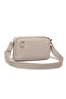 Daily Small Size Waterproof Crinkle Fabric Women's Phone and Messenger Bag Beige - 3