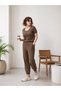 Starry T-Shirt & Pleated Trousers Set – Comfortable Fit, Casual Stylish Combination - 5