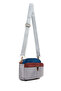 Women's Gray Long Strap Fabric Crossbody Bag 26Pbd27546F - 6