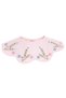 Girl's Evening Dress Floral Embroidery Collared Balloon Skirt Dress and Headband Set - Birthday, Party, Wedding, Graduation (3, 4, 5, 6, 7 Years) 36281Pr - 6