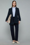 Solid Oversized Single-Breasted Blazer - 2