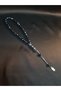 Oval Cut Glass Prayer Beads in Black, Gray and Gold Colors, 33 Pieces - 3