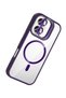 Shopilke iPhone 17 Remim Lens Cover with Magsafe Stand - (12114) Deep Purple - 2
