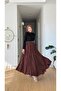 Vual Lininged Crinkle Skirt