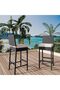 1 Set Rattan + Iron Pipe XH106 Bar Chair 40 * 42 * 103CM with Practicality, Affordability, Durability, Home Living, and Value - 5