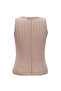 Shiny Glitter Transparent Sleeveless Knitwear Blouse Night and Party Elegance - 3
