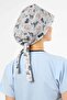 Kedicik Gray Surgical Hijab Bonnet - 3