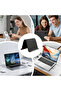 Flexible Silicone Phone Holder Stand, Foldable Multi-Angle Mobile & Tablet Stand, Portable Non-Slip Bendable Desktop Holder for Home, Office & Travel Black - 4