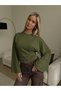 Women's Bat Sleeve Blouse Suitable for Hijab, Summer Basic Lycra Viscose 4-Piece (Black, Purple, Khaki, Mink) Blouse - 4