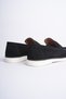 Genuine Leather Men's Loafer Shoes Black Suede Daily Comfortable Casual Moccasins Siena - 7