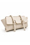 Bella Buckle Detailed Women's Shoulder Bag Cream - 4