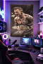 Ufc-H10 Wall Covering Brilliant Quality Fabric Room Decor Tapestry Wall Carpet Gaming - 2