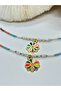 Floral bijouterie bracelet - 2