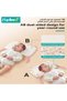Baby Nursing Sleeping Pillow, Baby Spine Protection Pillows, Toddler Head Support Pillow with Snoothing Bars for 3+ Months Infants and Kids, Upgraded Silicone Core - 2