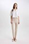Valentina Sigaret Regular Waist Straight Leg Satin Trousers J8743az24sm - 4