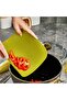 Novvo Flexible Plastic Cutting Mat 23X34 cm Green with Overflow Barrier Bpa Free - 3