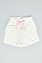 Solid Shorts with Drawstring Waist