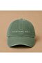Lucky Girl Aura Embroidered Vintage Washed Cap Hat