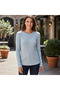 Collective Light Blue Ribbed Long Sleeve Top - 2