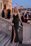 Slim Straps Ribbed Slit Long Evening Dress - Mee1024 - 7