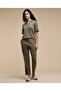 Textured Top With Collared Neck And Short Sleeves - 2