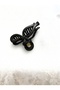 Bowknot Latch Buckle Black Large Size - 5