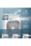 Air Cooler Fan,3 Wind Speeds,600ml Air Humidifier with 7sLED Night Light,Ice Air Cooler Fan,5 Sprays - 3