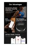 Black Screenless Fitness Band – Heart Rate Monitor, Sleep Tracking, Step Counter, Calorie & Distance Tracker - 4