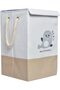 65L Slim Laundry Hamper with Lid – Collapsible Narrow Laundry Basket with Removable Inner Bag & Bamboo Handles - 4