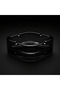 Diamond Tinted Black Glass Ashtray – 12 cm - 4