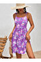 Sandy Floral Thin Strap Summer Mini Dress, Casual Vacation Dress Beach Chic", "Summer Evenings"