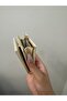 Women's Cream Clip-On Multi-Compartment Coin Pocket Mini Leather Wallet and Card Holder 11cm X 9cm - 3