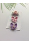 Baby Handmade Crochet 3-Piece Organic Anti-Allergic Hairless Baby Hair Clip Hair Accessories Baby Gift - 4