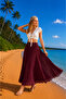 Patterned Long Lined Modal Skirt - 3