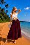 Patterned Long Lined Modal Skirt