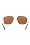 Polarized Sunglasses Gold Frame Brown Mirror Lens 58mm - M8032BR1PV - 4