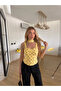 Women's Premium Polka Dot Corset Blouse with Scarf - 2