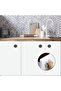 3 Pieces Kitchen Towel Hooks, Round Adhesive Dish Towel Hooks, Premium Chrome Plating, Easy Installation, Wall Mount Hand Towel Hooks, Ideal for as A... - 6