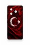 Tecno Camon 30 Pro 5g Compatible Silicone Case with Wolf Turkish Flag Pattern - 3