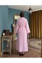 Women's Long Poplin Dress - 3