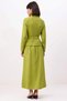 Women's Large Size Long Sleeve Shirt Dress Set Belt Detailed at Waist Modal Fabric Daily Casual Stylish - 5