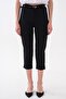 Women's Belt Detailed Capri Pants 260600 - - 4