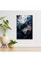 Alayra Gojo Poster Jujutsu Kaisen Anime Wall Posters with Thick Premium Canvas (18inches x 12inches) - 5