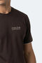 Zaid Men's Cotton Coffee T-Shirt - 2