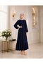 Women's Chiffon Pleated Dress - 2